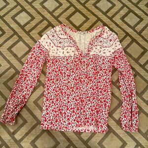 Lucky Brand Floral Shirt-XS